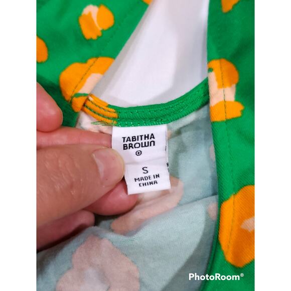 Tabitha Brown for Target | Green & Orange Cheetah Print Sundress | Size Small - Picture 5 of 6